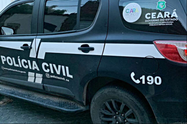 Foto de apoio ilustrativo. Viatura da Polícia Civil do Estado do Ceará
