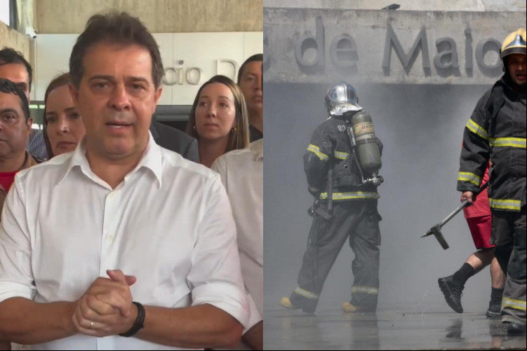 O presidente da Assembleia Legislativa do Ceará agradeceu o apoio e o trabalho do Corpo de Bombeiros no incêndio