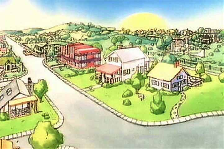 Bluffington é a cidade fictícia em que o desenho animado Doug se a. Doug Funnie e sua família vivem no local, que é conhecido na série como a Capital Mundial dos Adesivos e foi fundado por um membro da Família Bluff.