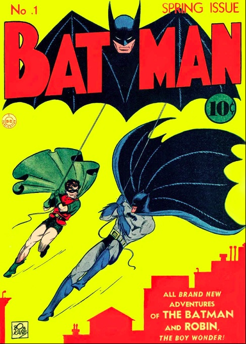 A primeira aparição do Coringa aconteceu em 1940, na edição #1 da revista Batman.