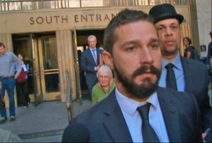 O temperamento explosivo de LaBeouf já o fez aparecer nas listas de sites especializados como um dos atores mais detestados de Hollywood.