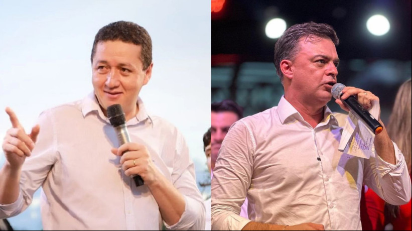 CANDIDATOS a prefeito de Juazeiro do Norte, Glêdson Bezerra e Fernando Santana