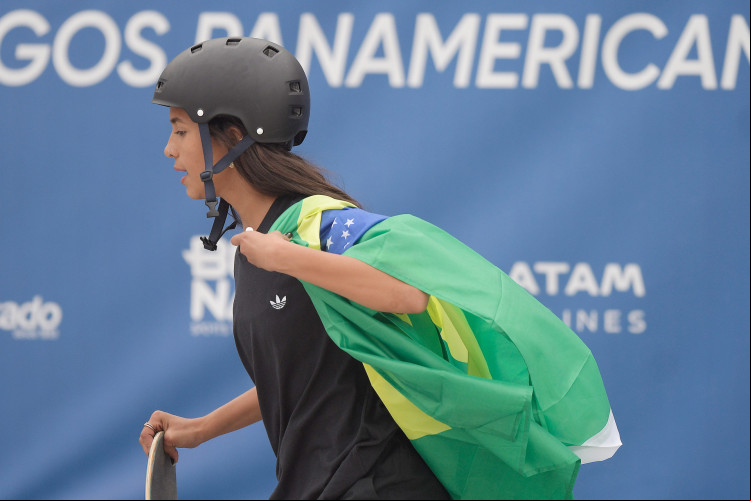 21.10.2023 - Jogos Pan-americanos Santiago 2023 - Skate Street - Rayssa Leal