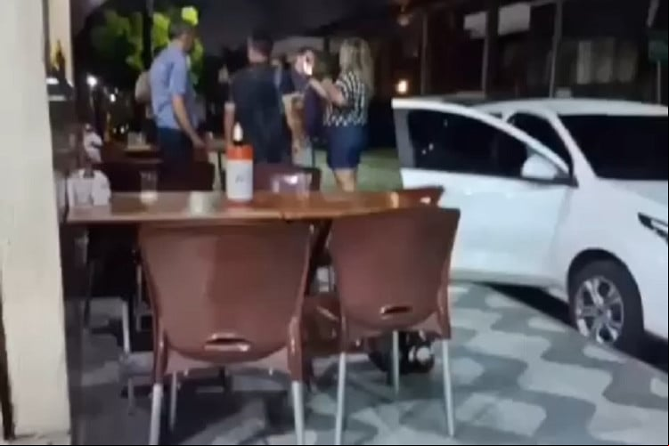 PARTE da confusão foi registrada em vídeo