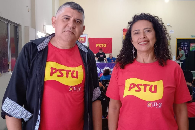 ZÉ Batista e Malu Costa,
do PSTU, formam a chapa da