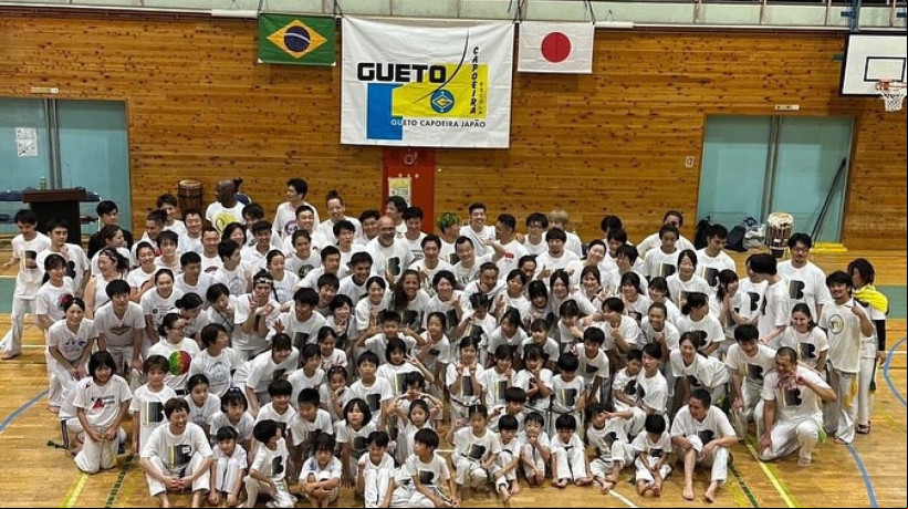 Com mais de 1,8 milhão de curtidas no TikTok, o Gueto Capoeira tem ajudado a difundir a arte marcial no Japão.