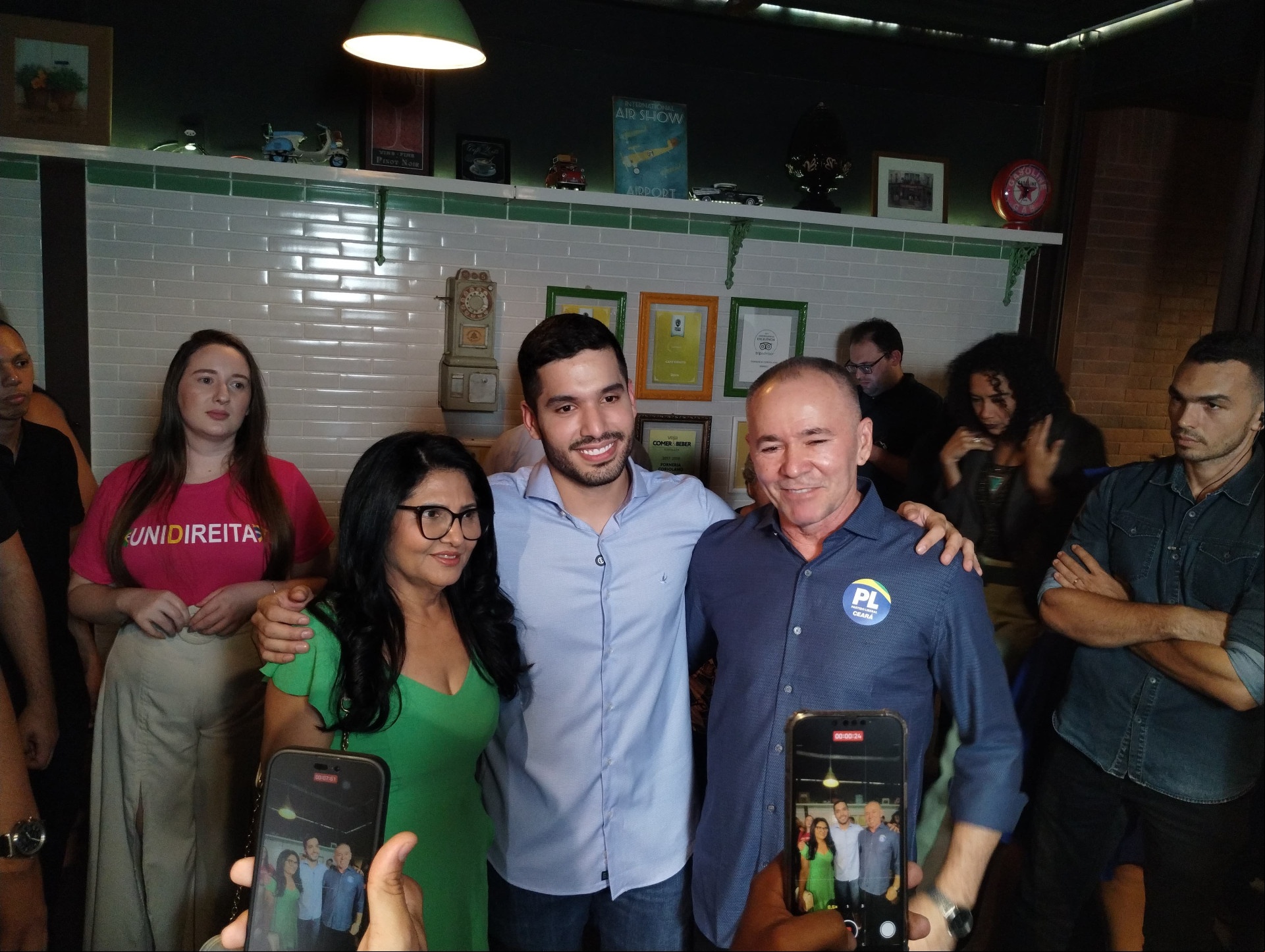 André Fernandes com os pais André Fernandes com os pais