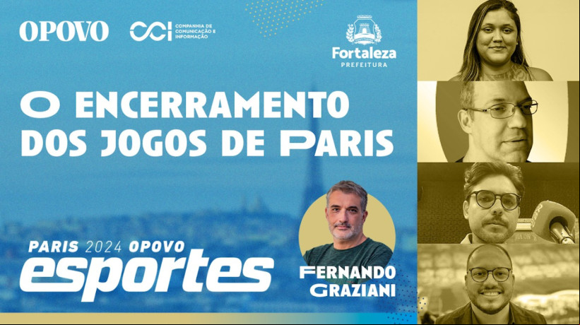 Esportes O POVO Paris 2024 ao vivo: o encerramento dos Jogos 