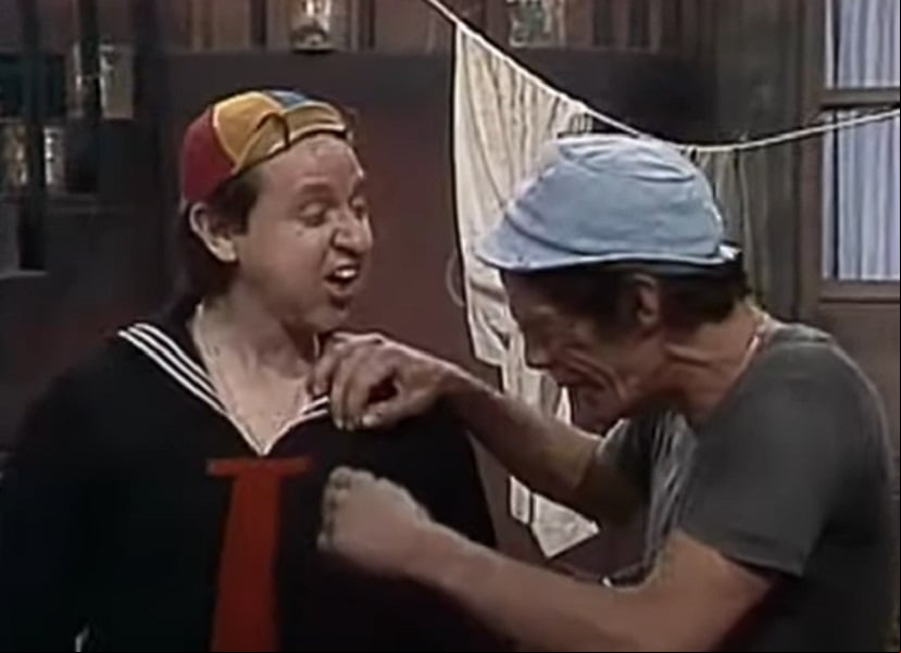 Curiosidade 6: As bochechas do Quico não eram feitas de enchimento - O personagem Quico era famoso por vários motivos, inclusive pela bochecha roliça. Muitos fãs acham que o ator Carlos Villagrán colocava algum enchimento para conseguir dar essa aparência ao rosto. Mas, na verdade,ele conseguia enchê-las de ar e falar normalmente.