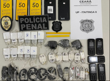 Policiais penais apreendem  