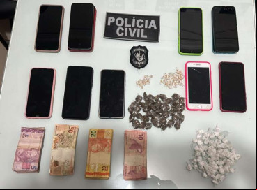 Seis pessoas foram presas em flagrante por posse de drogas em Senador Pompeu 