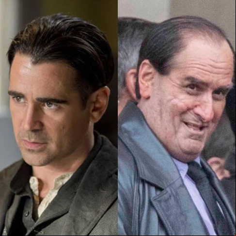 Colin Farrell/ Pinguim: Colin também encarnou Oswald Cobblepot, o Pinguim, um dos mais populares inimigos do homem-morcego. Foi em “The Batman” (2022). Uma composição tão incrível que impressionou seu filho, incapaz de reconhecer o pai.