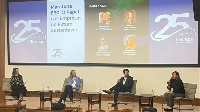 O MBA Executivo em ESG e Impact da Trevisan Escola de Negócios é o primeiro nessa categoria a ser oferecido ao mercado. Na imagem, Maratona ESG, realizada em agosto, durante as comemorações pelos 25 anos da Trevisan, em São Paulo