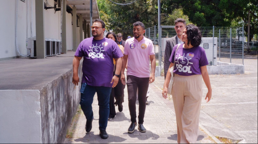 Técio Nunes votou na manhã deste domingo, 6, no Detran localizado no bairro Maraponga