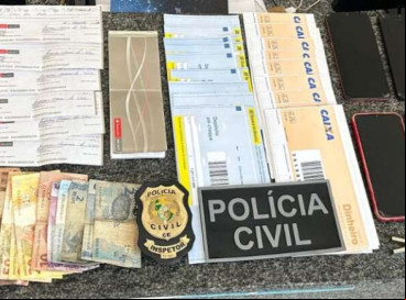 O homem possui antecedentes criminais por crimes de estelionato e furto. Já a mulher, possui agem por crime de difamação 