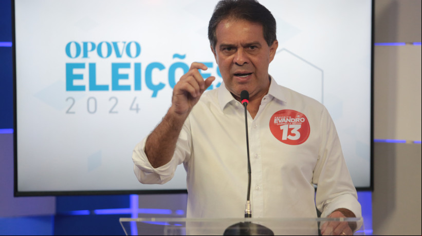 FORTALEZA-CE, BRASIL, 18-10-2024: Sabatina com Evandro Leitão, candidato a prefeito . OPOVO News. (foto: Fabio Lima/ OPOVO)