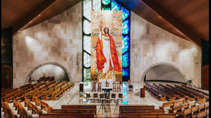 A Igreja do Ressuscitado que ou pela Cruz é a primeira no mundo dedicada a esse título