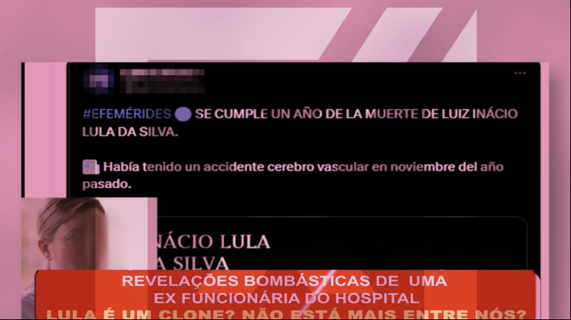 Publicações usam informações falsas ou tiradas de contexto para afirmar que Lula teria morrido após procedimento médico realizado em 2022
