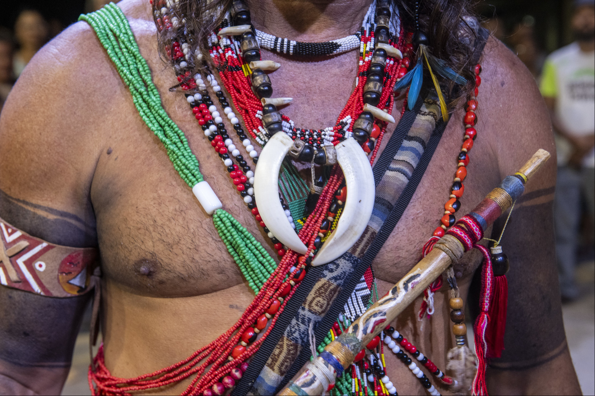 Durante o X Encontro Sesc Herança Nativa os povos não só festejam e vendem seu artesanato numa feira, mas discutem e criam suas conexões