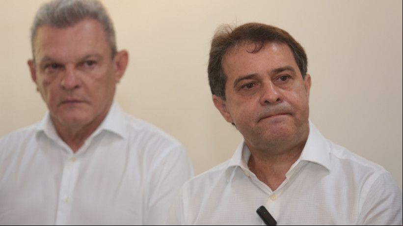 José Sarto (PDT)
ex-prefeito, e seu sucessor Evandro Leitão (PT)