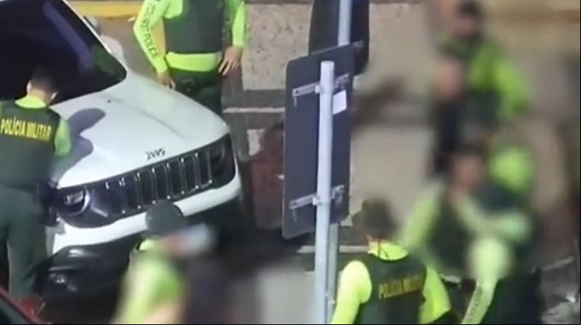 Núcleo de Videomonitoramento (Nuvid) da SSPDS registrou a abordagem policial