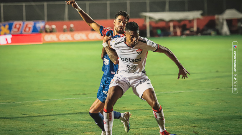 O Fortaleza foi derrotado pelo Vitória em partida da 26ª rodada da Série A 2024