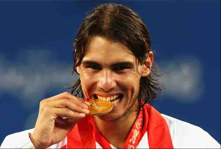Ao conseguir o lugar mais alto do pódio nas Olimpíadas de 2008, em Pequim, também ou a fazer parte dos tenistas que conquistaram o Golden Slam.