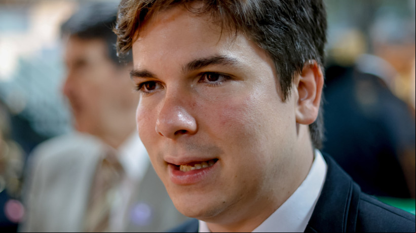 O vereador Gabriel Aguiar (Psol)