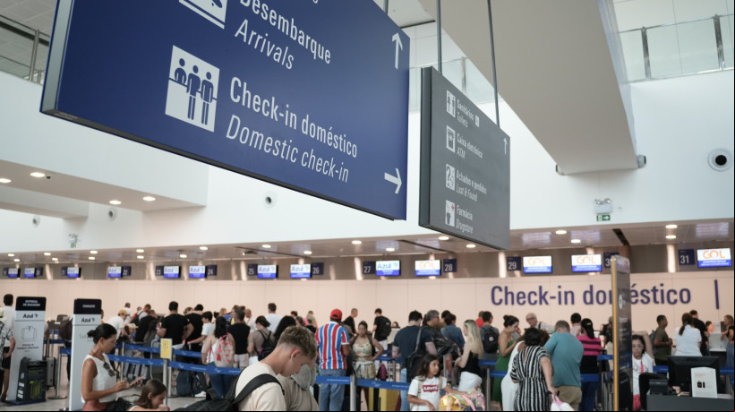 Diversos voos foram cancelados ou sofreram atrasos no aeroporto de Fortaleza
