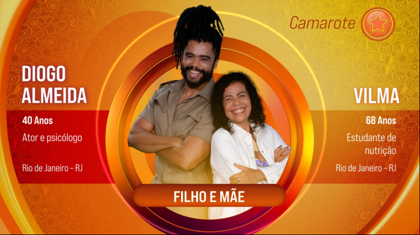 Diogo Almeida e Vilma são confirmados no Camarote do BBB 25