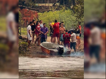 Bombeiros resgatam mulher que estava ilhada após chuvas em Forquilha  
