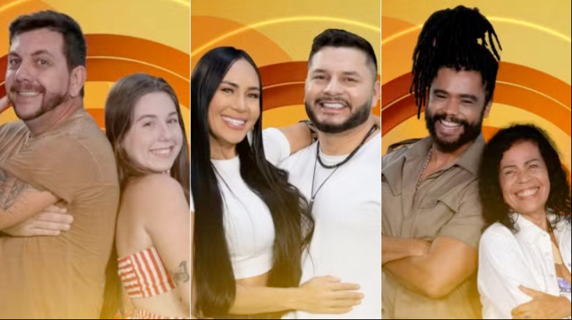 Edilberto e Raissa, Arleane e Marcelo, Diogo Almeida e Vilma; vote na enquete O POVO em qual dupla deve sair no Paredão do Big Brother Brasil 25 - BBB 25
