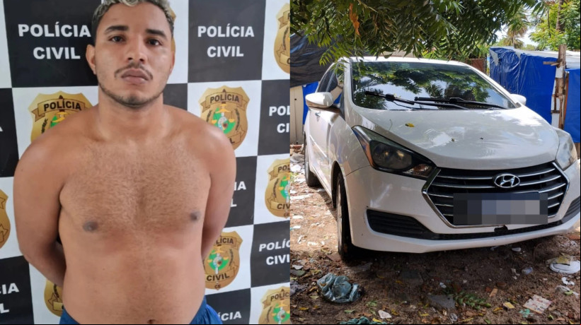 DIGITAIS foram encontradas em carro usado no crime