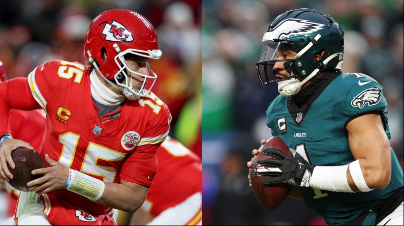 No Super Bowl de 2025, Kansas City Chiefs, atuais campeões da NFL, vai enfrentar o Philadelphia Eagles