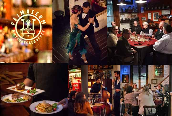 O Primuseum de Montevidéu, na capital do país, reúne alguns dos melhores aspectos culturais da região em um casarão antigo que possui museu, jantar e um espetáculo de tango, tudo em um só local.