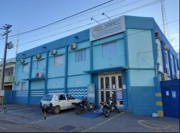 Sede da Sociedade Anônima de Água e Esgoto do Crato, autarquia municipal vinculada à Prefeitura 
