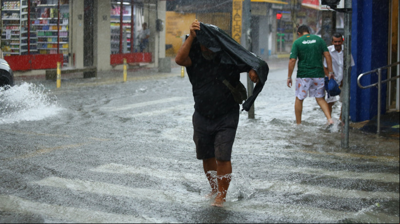 CHUVA intensa foi registrada, nesta semana, em Fortaleza