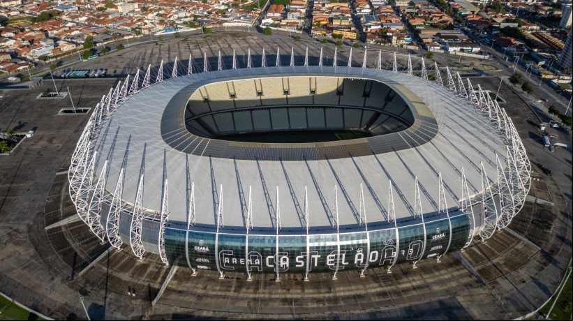Arena Castelão será palco da decisão do Estadual entre Ceará e Fortaleza neste sábado, 22