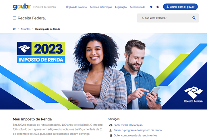 O calendário de restituições terá início em 30 de maio, com o primeiro lote, e irá a até 30 de setembro, com o quinto lote. Para declarar o imposto de renda, e o site da Receita Federal: https://www.gov.br/receitafederal/pt-br.
