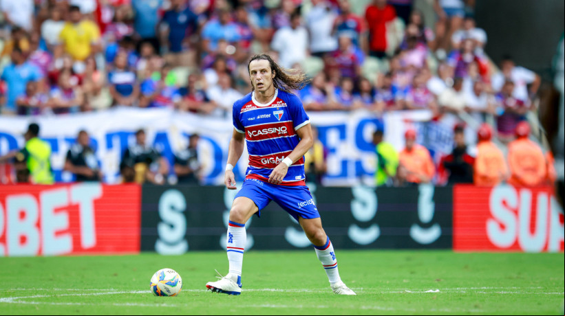 David Luiz, zagueiro do Fortaleza, em partida na Arena Castelão