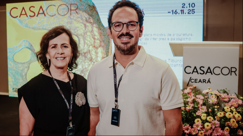 Os diretores da CasaCor: Neuma Figueiredo e Pedro Esdras
