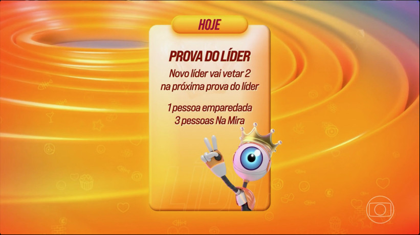 Dinâmica da décima-primeira semana do Big Brother Brasil 2025 (BBB 25) tem