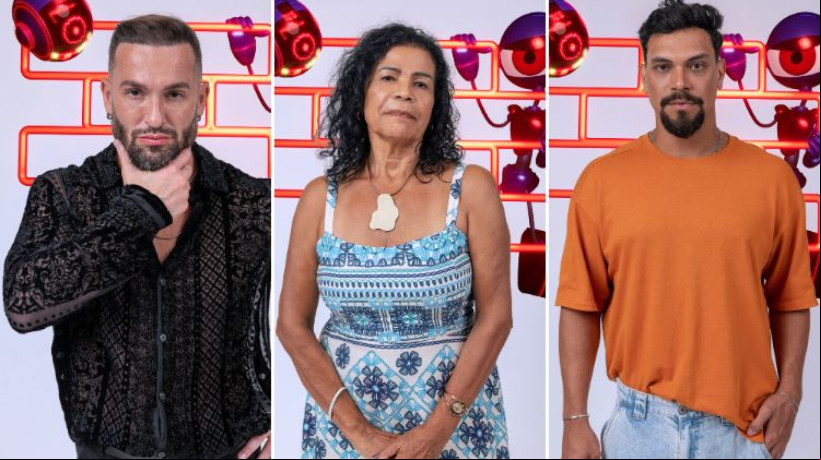 BBB 25: Diego, Vilma e Vinícius: quem deve sair no paredão? 