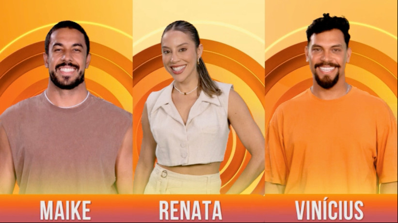 Quem deve sair no 15º Paredão do Big Brother Brasil 2025 (BBB 25): Maike, Renata, ou Vinícius? Vote na enquete O POVO