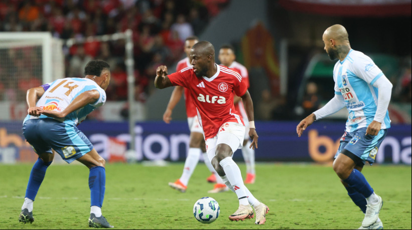 Lance do jogo Internacional x Maracanã, no Beira-Rio, pela Copa do Brasil 2025