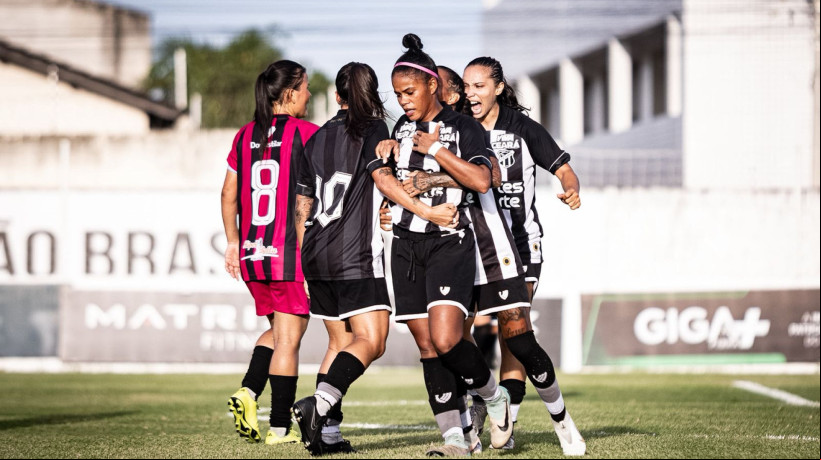 O Ceará venceu o Ypiranga-AP pelas oitavas de final do Brasileirão Feminino A3.