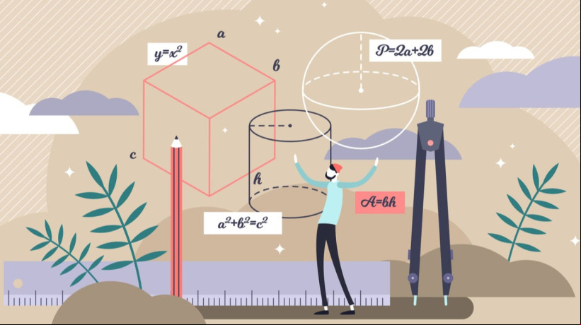 A prova de matemÃ¡tica exige conhecimento e dedicaÃ§Ã£o (Imagem: VectorMine | Shutterstock) 
