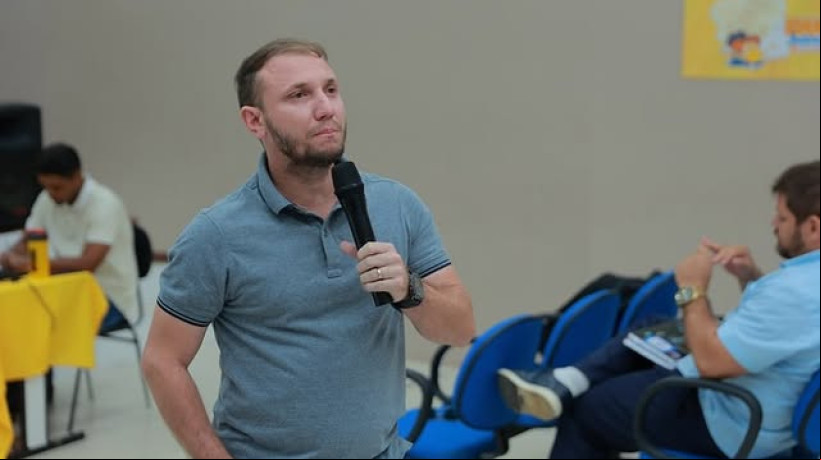 Atual secretÃ¡rio de Esporte e Juventude de Juazeiro do Norte, Philippe Agnis 
