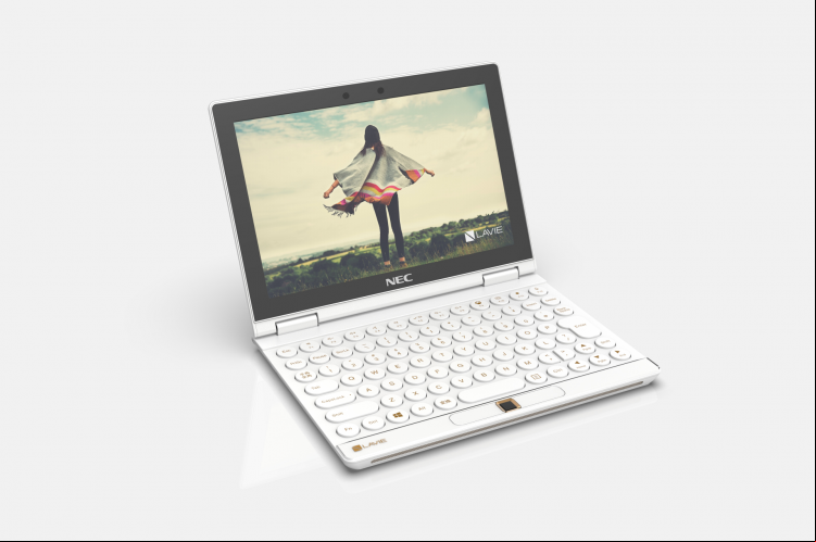 NEC Lavie Mini é um conceito de notebook "de bolso" apresentado pela Lenovo; a tela pode ser girada e controles acoplados à lateral para transformar o computador em um console portátil