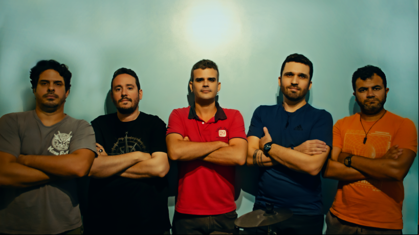Kame Rider é formada por Pedro Ciarlini, George Rolim, Chico Saga, Sérgio Costa e Jerônimo Costa; banda cearense irá se apresentar no Pegasus Metal Fest